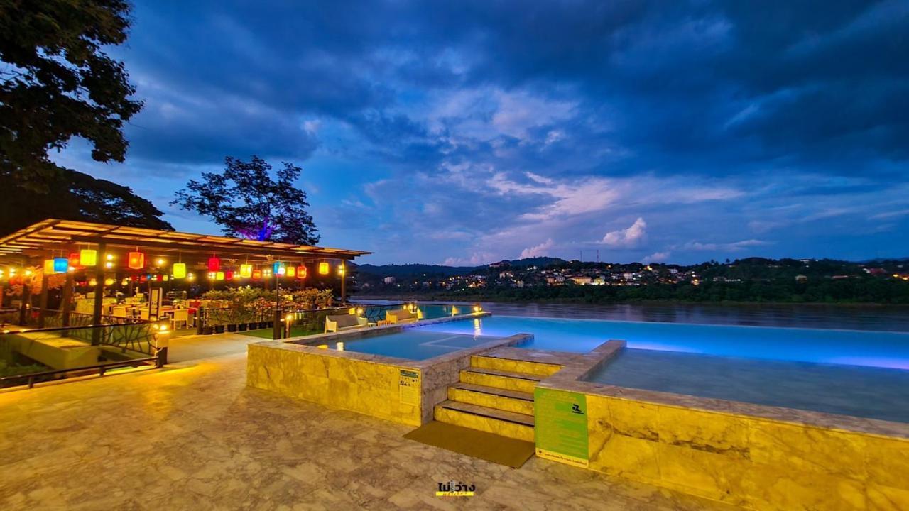 Chiangkhong Teak Garden Riverfront Onsen Hotel- SHA Extra Plus Chiang Khong Buitenkant foto